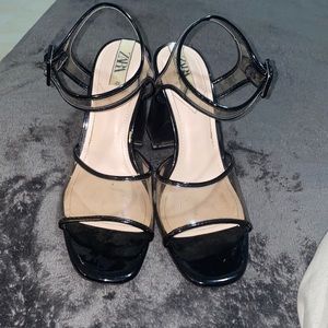 From ZARA . Casual heels and cute